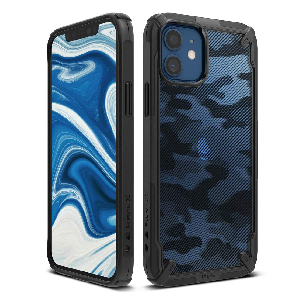 Picture of Apple iPhone 12 Pro Max 6.7 Case | Ringke Fusion X Protection Case for Apple iPhone 12 Pro Max 6.7 (Camo)