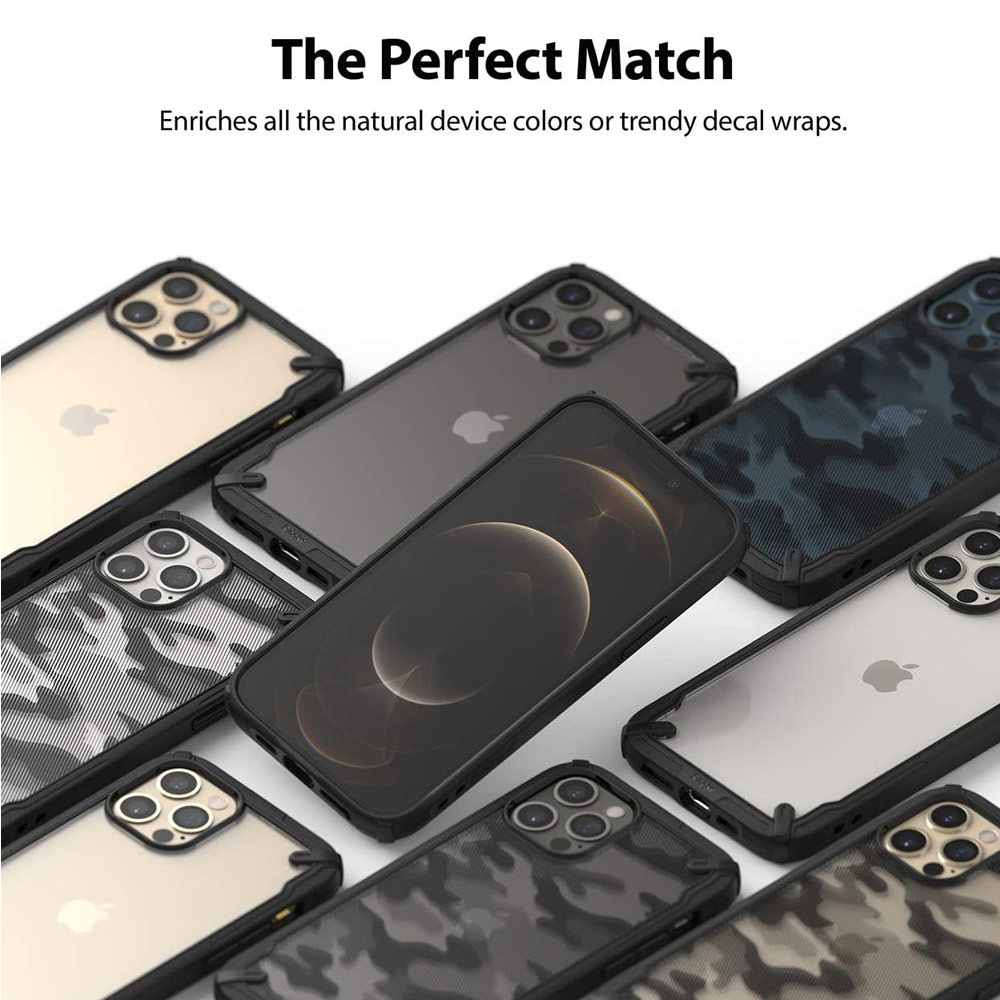 Picture of Apple iPhone 12 mini 5.4 Case | Ringke Fusion-X Protection Case for Apple iPhone 12 Mini 5.4 (Black)