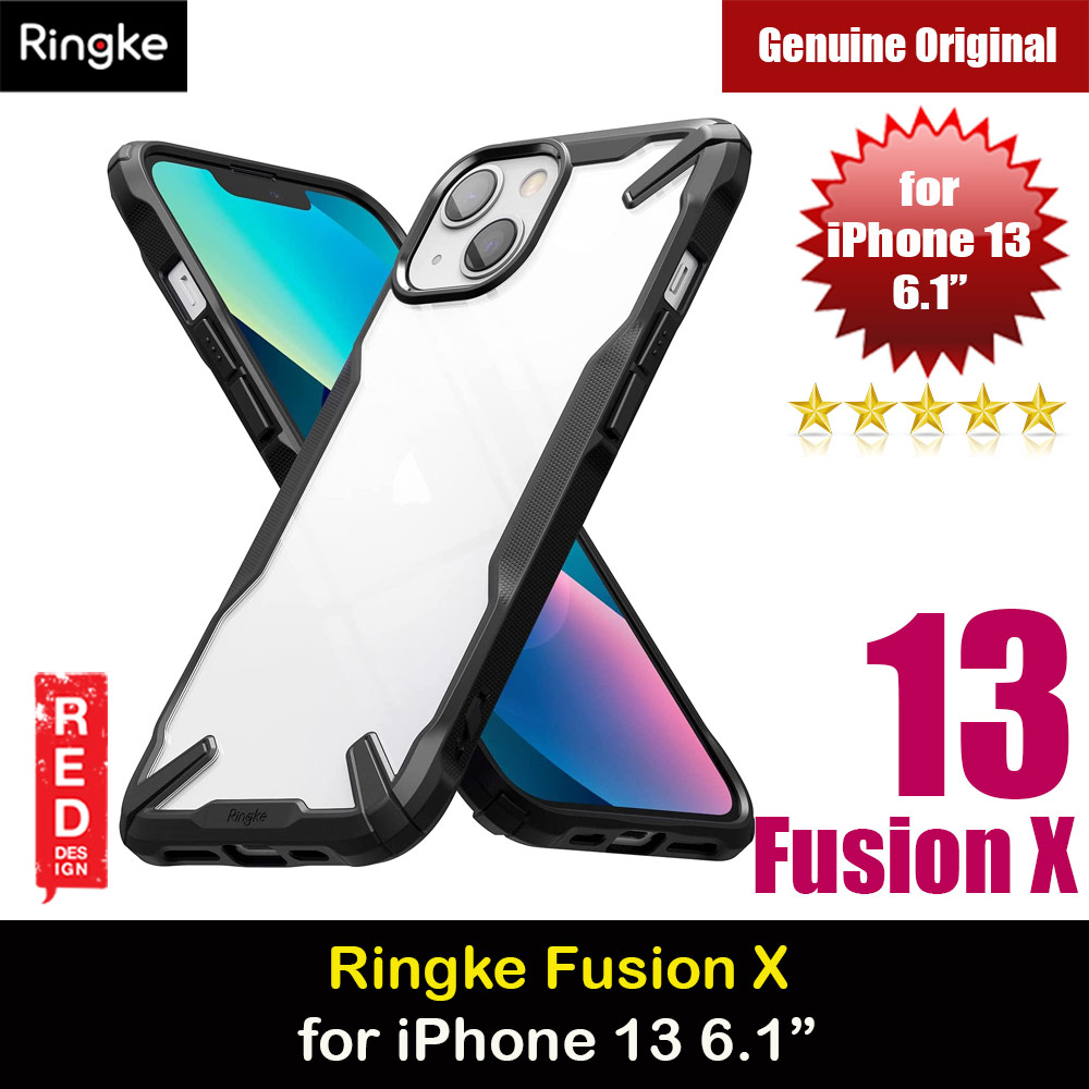 Picture of Ringke Fusion X Protection Case for Apple iPhone 13 6.1 (Black) Apple iPhone 13 6.1- Apple iPhone 13 6.1 Cases, Apple iPhone 13 6.1 Covers, iPad Cases and a wide selection of Apple iPhone 13 6.1 Accessories in Malaysia, Sabah, Sarawak and Singapore 