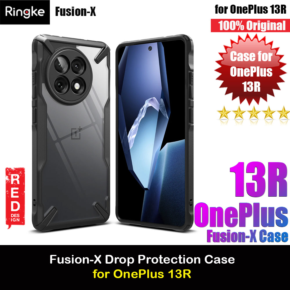 Picture of Ringke Fusion X One Plus 13R Drop Protection Case for OnePlus 13R (Black) OnePlus 13R- OnePlus 13R Cases, OnePlus 13R Covers, iPad Cases and a wide selection of OnePlus 13R Accessories in Malaysia, Sabah, Sarawak and Singapore 