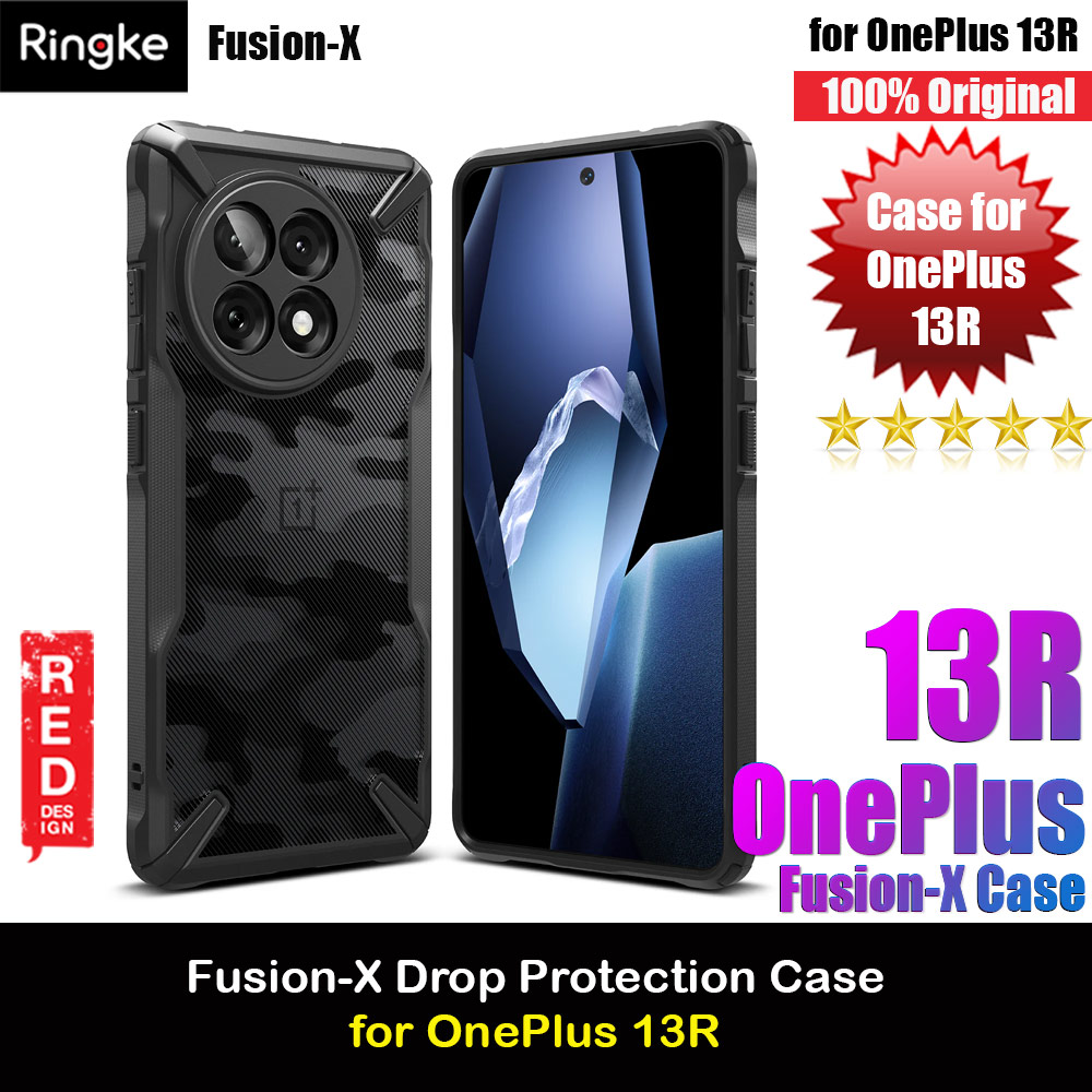 Picture of Ringke Fusion X One Plus 13R Drop Protection Case for OnePlus 13R (Camo Black) OnePlus 13R- OnePlus 13R Cases, OnePlus 13R Covers, iPad Cases and a wide selection of OnePlus 13R Accessories in Malaysia, Sabah, Sarawak and Singapore 