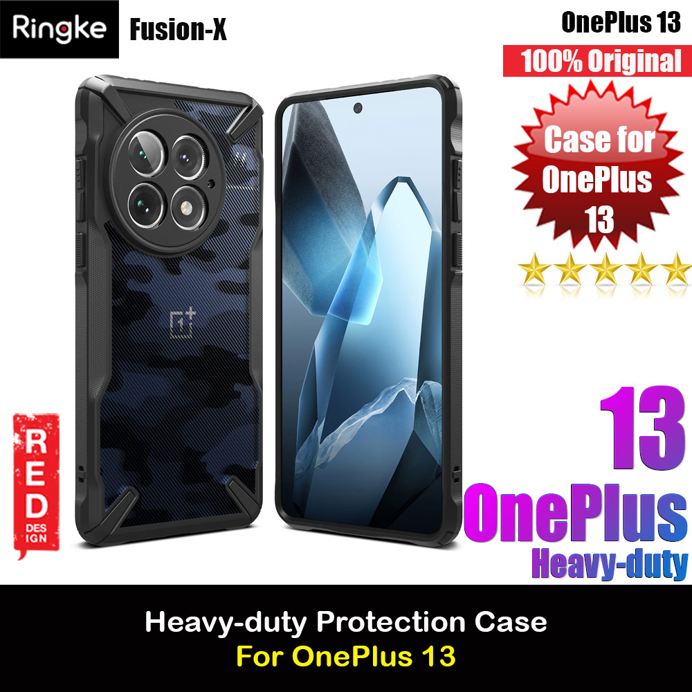 Picture of Ringke Fusion X Drop Protection Case for OnePlus 13 (Camo Black) OnePlus 13- OnePlus 13 Cases, OnePlus 13 Covers, iPad Cases and a wide selection of OnePlus 13 Accessories in Malaysia, Sabah, Sarawak and Singapore 