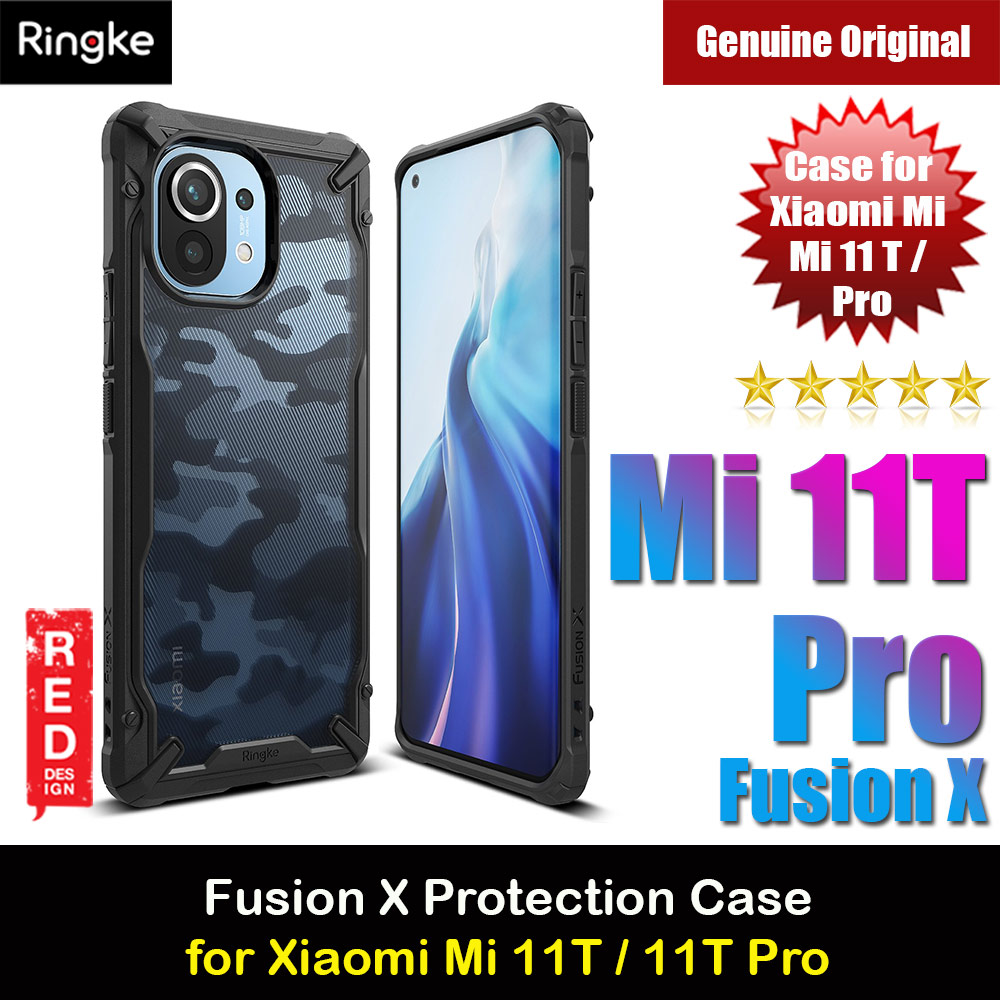 Picture of Ringke Fusion X Drop Protection Case for Xiaomi Mi 11T 11T Pro (Camo Black) XiaoMi Mi 11T- XiaoMi Mi 11T Cases, XiaoMi Mi 11T Covers, iPad Cases and a wide selection of XiaoMi Mi 11T Accessories in Malaysia, Sabah, Sarawak and Singapore 