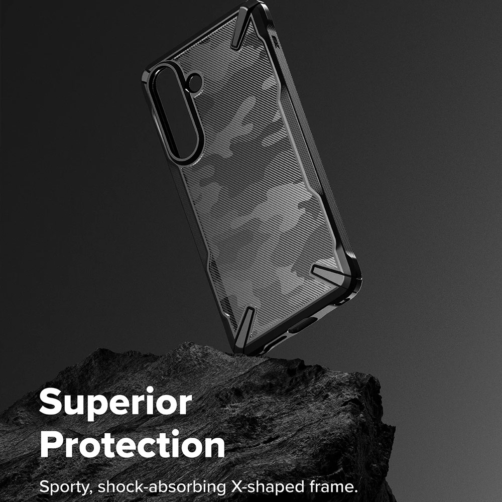 Picture of Samsung Galaxy S26 Plus Case | Ringke Fusion X Rugged Heavy Duty Protection Case for Samsung Galaxy S26 Plus (Camo Black)