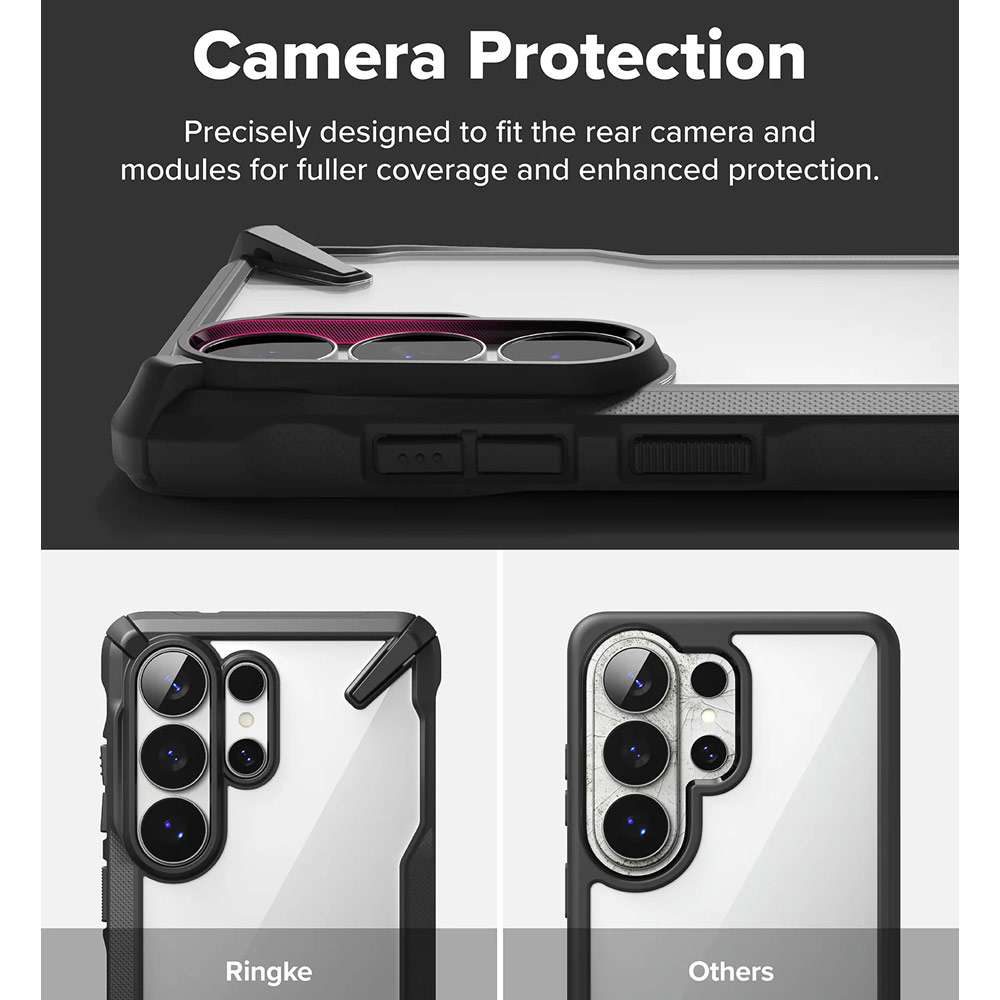 Picture of Samsung Galaxy S26 Ultra Case | Ringke Fusion X Rugged Heavy Duty Protection Case for Samsung Galaxy S26 Ultra (Black)