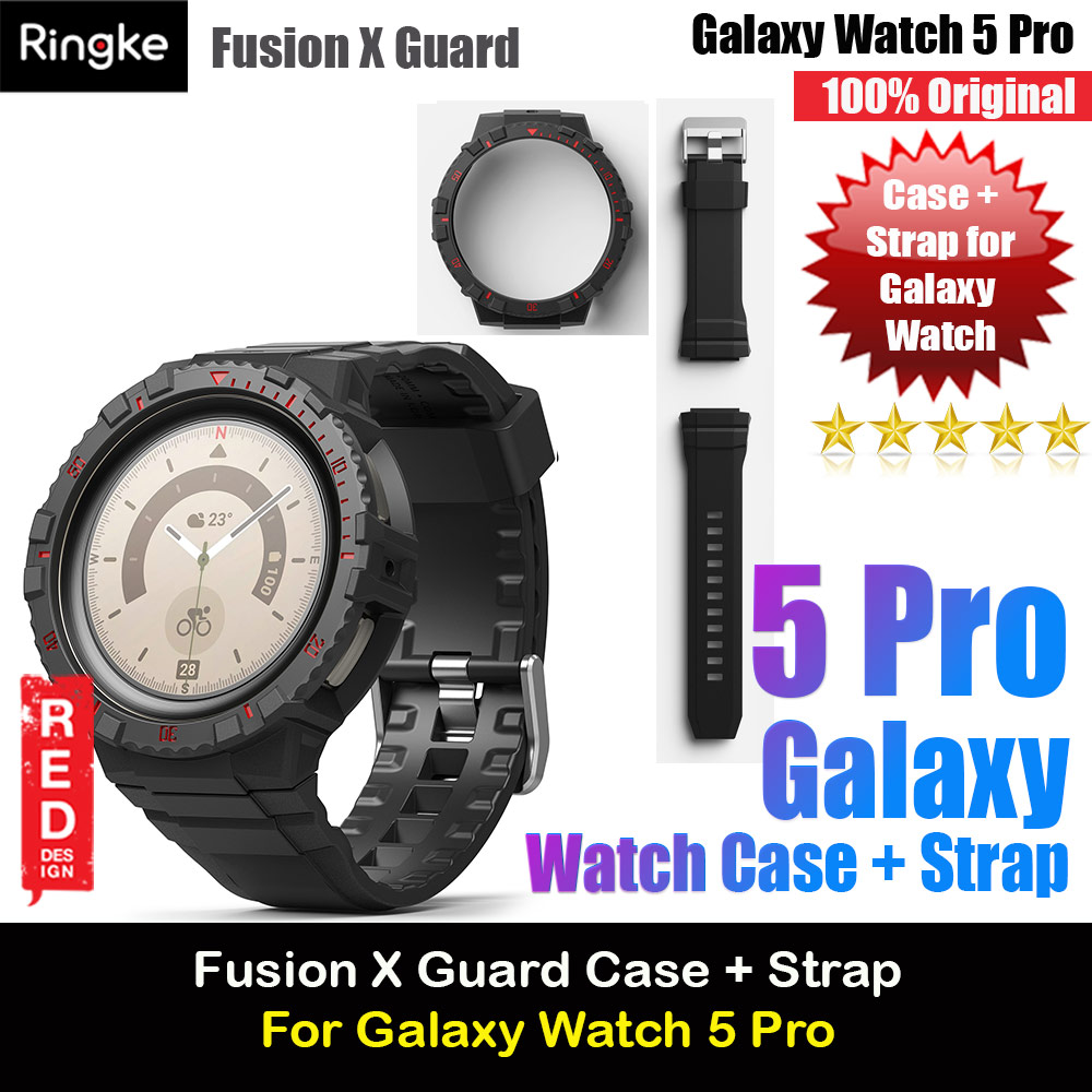 Picture of Ringke Fusion X Guard Protection Case Strap Band for Samsung Galaxy Watch 5 Pro Series 45mm (Black White Index) Samsung Galaxy Watch 5 Pro 45mm- Samsung Galaxy Watch 5 Pro 45mm Cases, Samsung Galaxy Watch 5 Pro 45mm Covers, iPad Cases and a wide selection of Samsung Galaxy Watch 5 Pro 45mm Accessories in Malaysia, Sabah, Sarawak and Singapore 