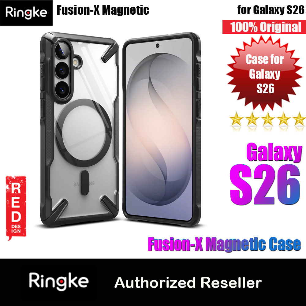 Picture of Ringke Fusion X Magnetic Rugged Heavy Duty Protection Case for Samsung Galaxy S26 (Black) Samsung Galaxy S26- Samsung Galaxy S26 Cases, Samsung Galaxy S26 Covers, iPad Cases and a wide selection of Samsung Galaxy S26 Accessories in Malaysia, Sabah, Sarawak and Singapore 