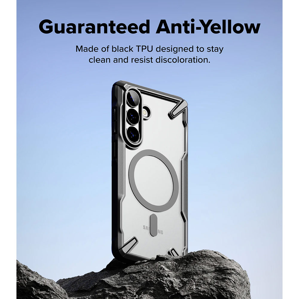 Picture of Samsung Galaxy S26 Plus Case | Ringke Fusion X Magnetic Rugged Heavy Duty Protection Case for Samsung Galaxy S26 Plus (Black)