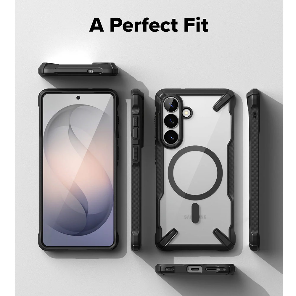 Picture of Samsung Galaxy S26 Plus Case | Ringke Fusion X Magnetic Rugged Heavy Duty Protection Case for Samsung Galaxy S26 Plus (Black)