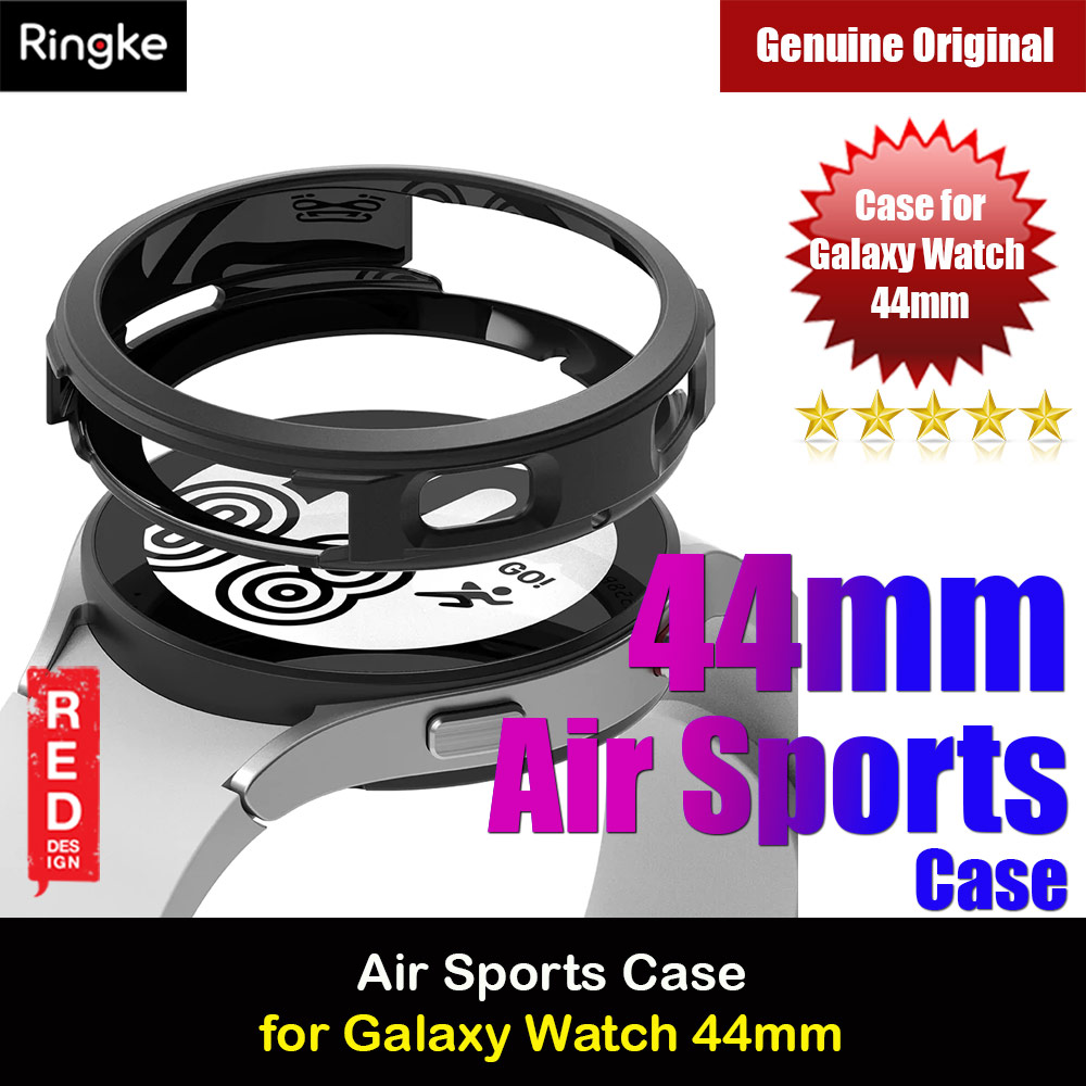 Picture of Ringke Air Sports Soft Bumper Case for Galaxy Watch 4 44mm Case (Black) Samsung Galaxy Watch 4 44mm- Samsung Galaxy Watch 4 44mm Cases, Samsung Galaxy Watch 4 44mm Covers, iPad Cases and a wide selection of Samsung Galaxy Watch 4 44mm Accessories in Malaysia, Sabah, Sarawak and Singapore 