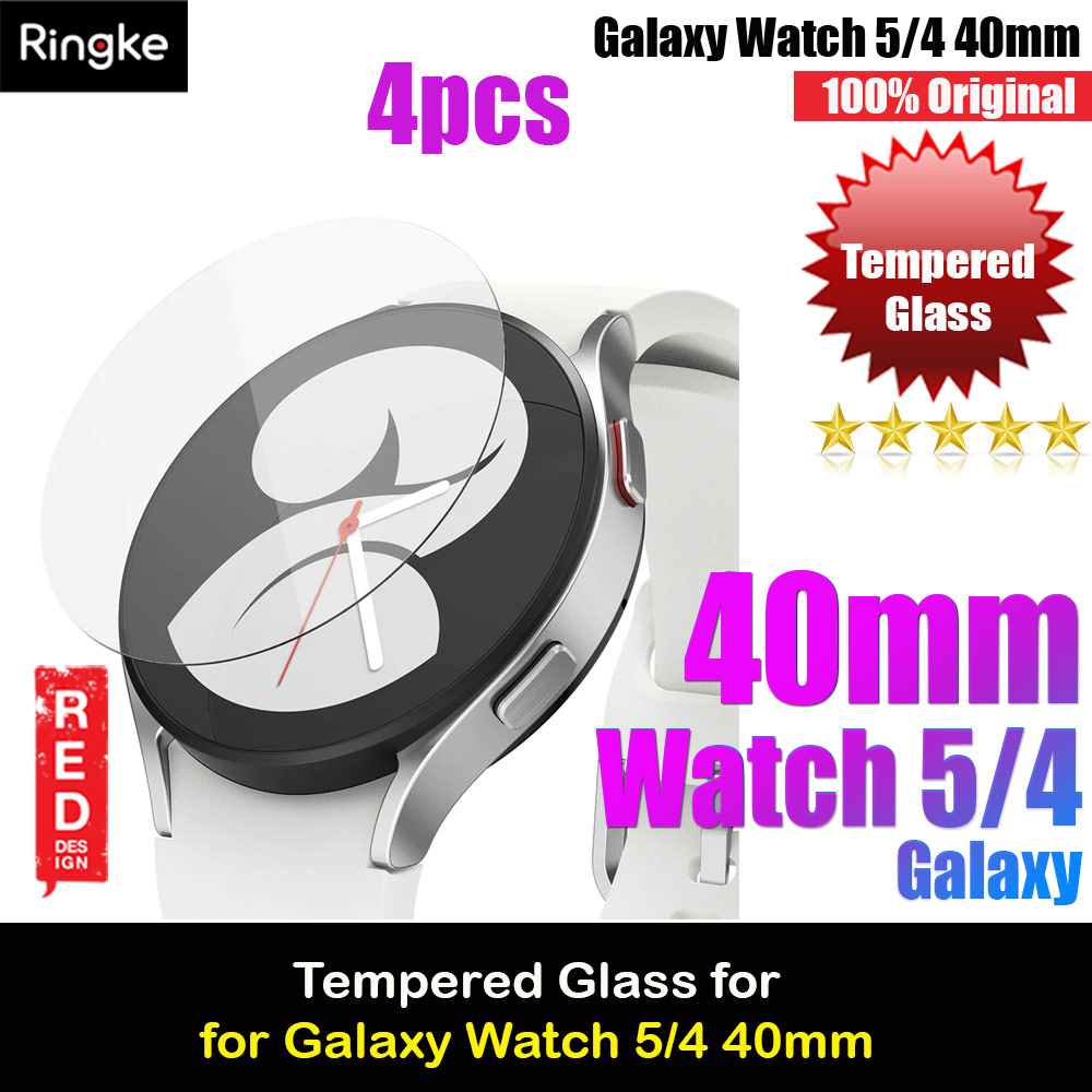 Picture of Ringke Tempered Glass Screen Protector for Galaxy Watch 4 5 40mm (4pcs) Samsung Galaxy Watch 5 40mm- Samsung Galaxy Watch 5 40mm Cases, Samsung Galaxy Watch 5 40mm Covers, iPad Cases and a wide selection of Samsung Galaxy Watch 5 40mm Accessories in Malaysia, Sabah, Sarawak and Singapore 