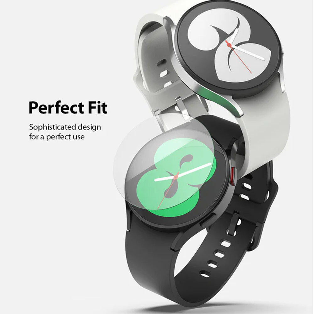 Picture of Samsung Galaxy Watch 5 40mm Screen Protector | Ringke Tempered Glass Screen Protector for Galaxy Watch 4 5 40mm (4pcs)