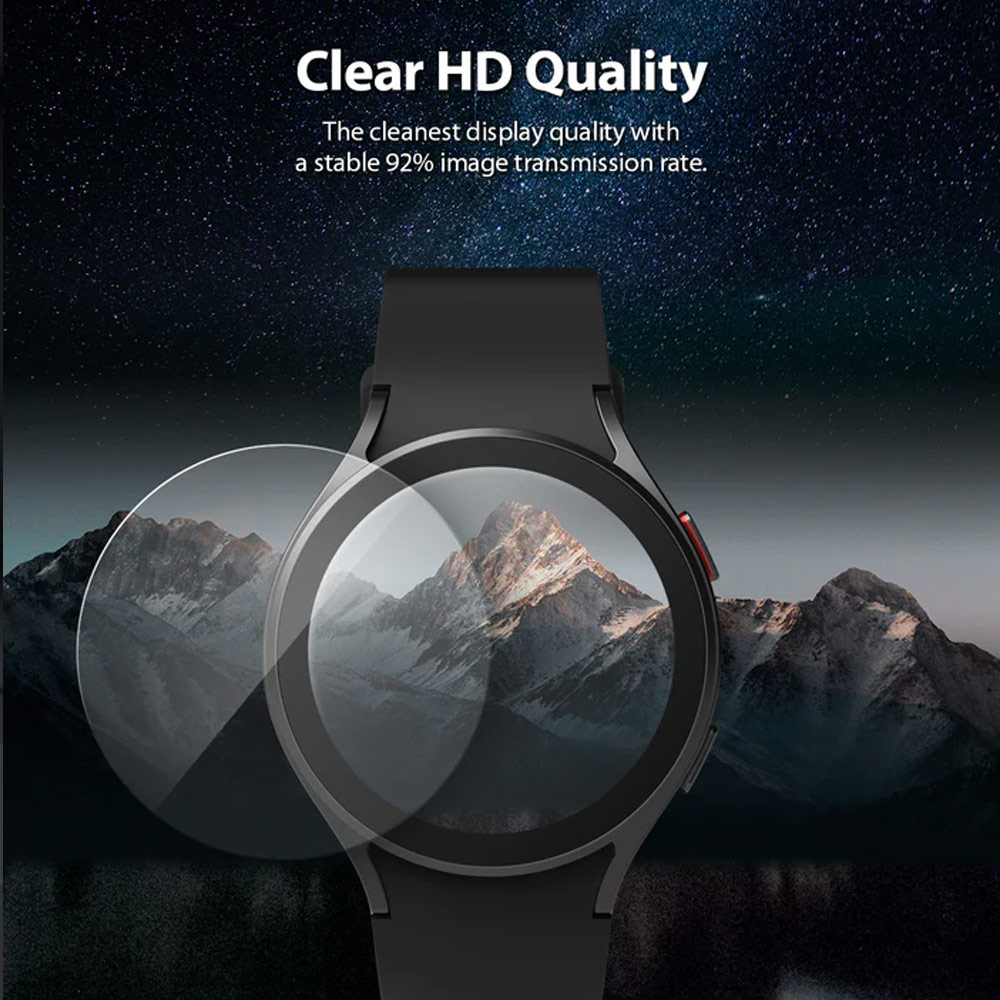 Picture of Samsung Galaxy Watch 5 40mm Screen Protector | Ringke Tempered Glass Screen Protector for Galaxy Watch 4 5 40mm (4pcs)