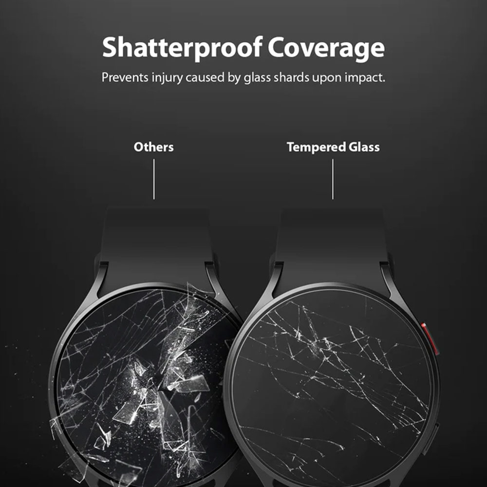 Picture of Samsung Galaxy Watch 5 40mm Screen Protector | Ringke Tempered Glass Screen Protector for Galaxy Watch 4 5 40mm (4pcs)