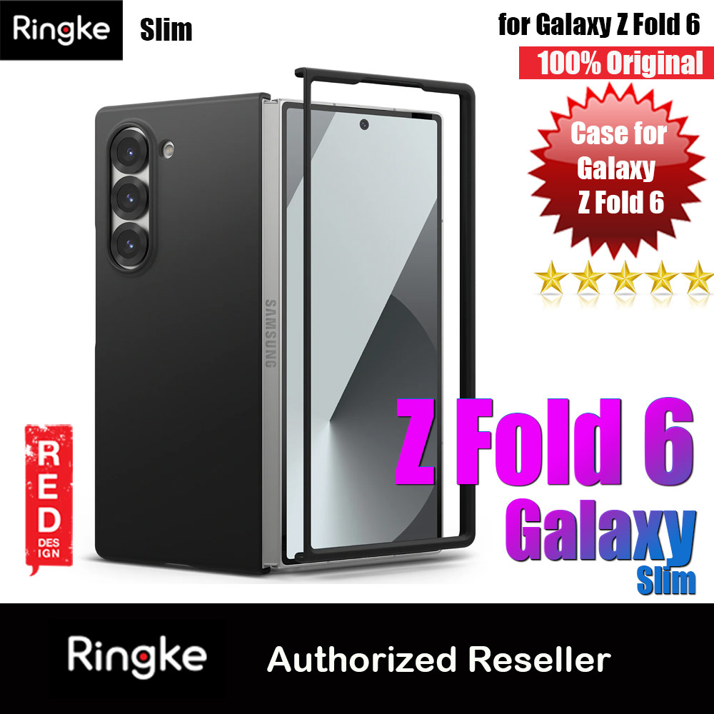 Picture of Ringke Slim Protection Case for Samsung Galaxy Z Fold 6 (Black) Samsung Galaxy Z Fold 6- Samsung Galaxy Z Fold 6 Cases, Samsung Galaxy Z Fold 6 Covers, iPad Cases and a wide selection of Samsung Galaxy Z Fold 6 Accessories in Malaysia, Sabah, Sarawak and Singapore 