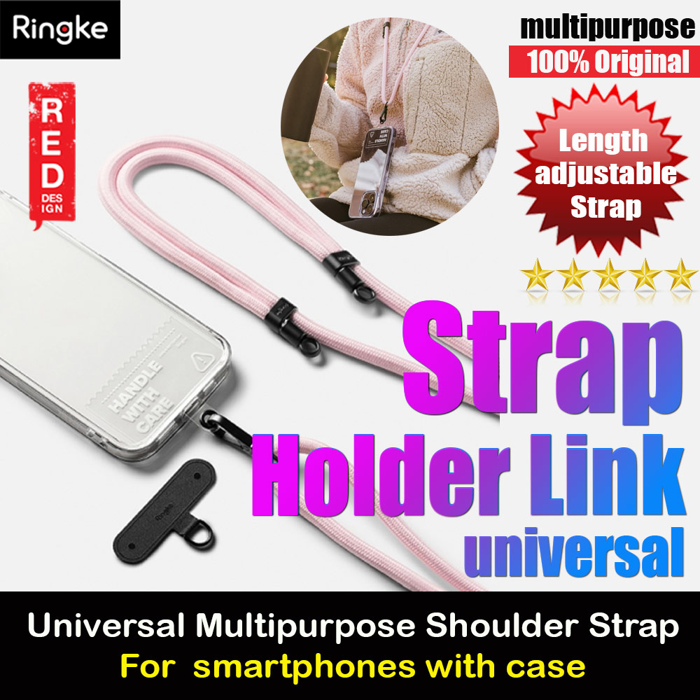 Picture of Ringke Shoulder Strap Holder Link for Phone case (Pink) Red Design- Red Design Cases, Red Design Covers, iPad Cases and a wide selection of Red Design Accessories in Malaysia, Sabah, Sarawak and Singapore 