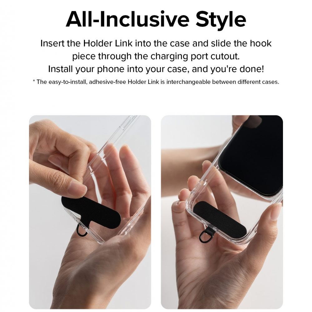 Picture of Ringke Shoulder Strap Holder Link for Phone case (Purple)