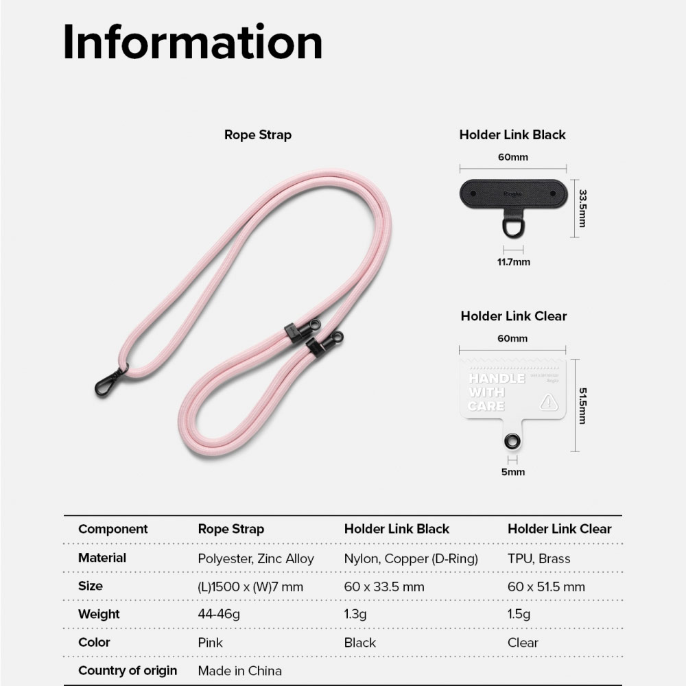 Picture of Ringke Shoulder Strap Holder Link for Phone case (Purple)