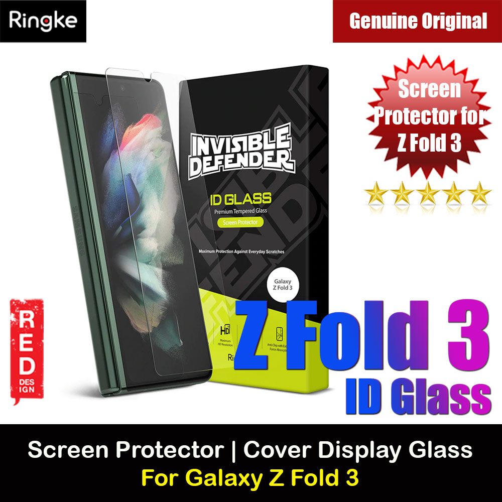 Picture of Ringke ID Invisible Defender Cover Display Glass Screen Protector for Samsung Galaxy Z Fold 3 (Clear) Samsung Galaxy Z Fold 3- Samsung Galaxy Z Fold 3 Cases, Samsung Galaxy Z Fold 3 Covers, iPad Cases and a wide selection of Samsung Galaxy Z Fold 3 Accessories in Malaysia, Sabah, Sarawak and Singapore 