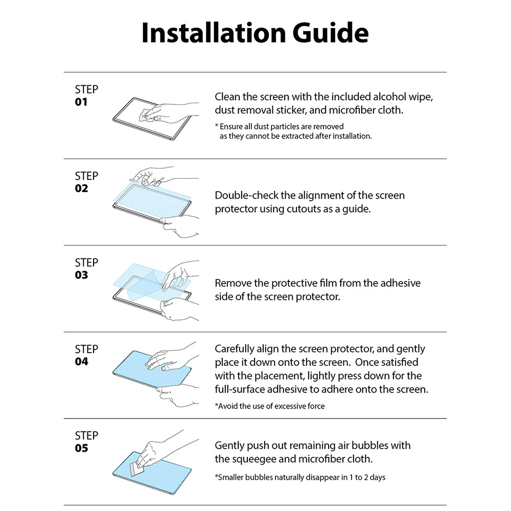 Picture of Apple iPad 10.2 7th gen 2019 Screen Protector | Ringke Invisible Defender Glass Tempered Glass Screen Protector for Apple iPad 10.2 7th 8th 9th Gen 2021 (Clear)