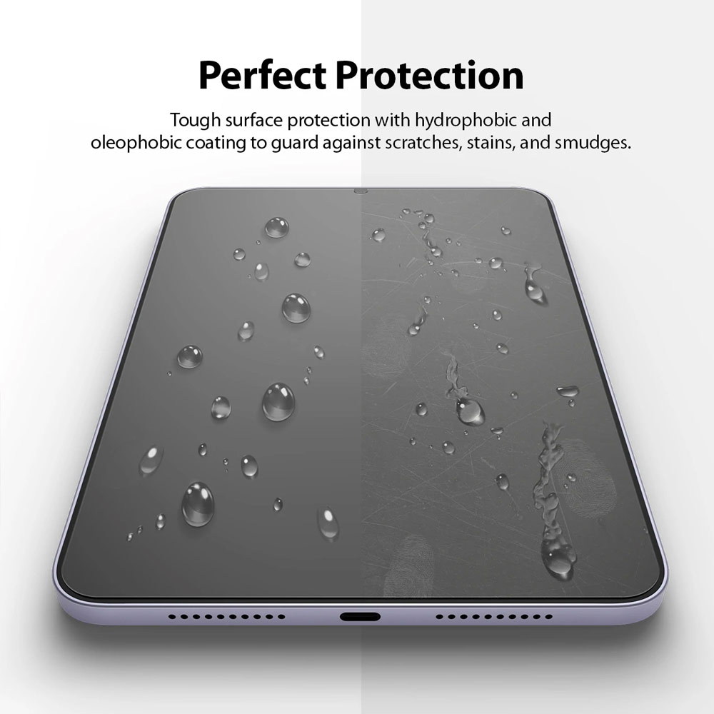 Picture of Apple iPad Mini 6 Screen Protector | Ringke Invisible Defender Glass Tempered Glass Screen Protector for Apple Mini 6th Gen 2021 (Clear)