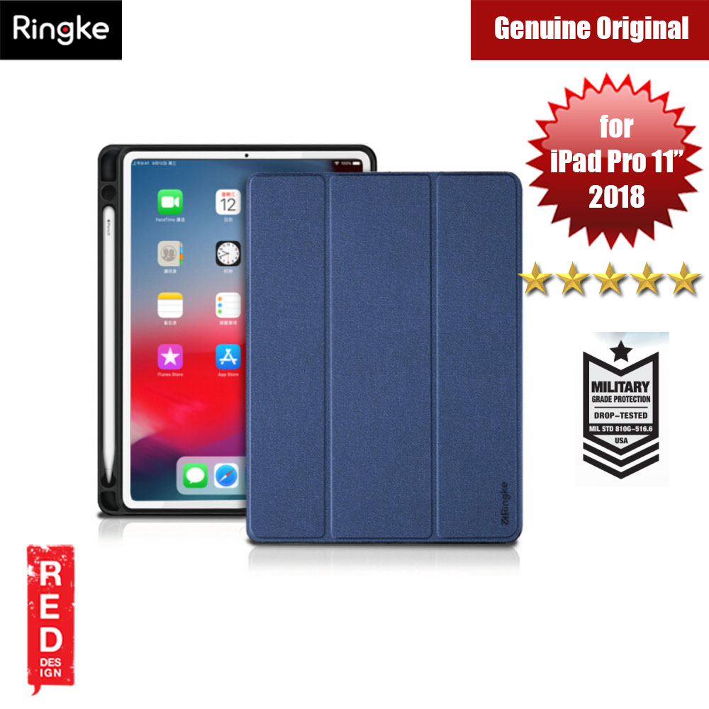 Picture of Ringke Shock Impact Standable Smart Case for Apple iPad Pro 11" (Blue) Apple iPad Pro 11.0 2018- Apple iPad Pro 11.0 2018 Cases, Apple iPad Pro 11.0 2018 Covers, iPad Cases and a wide selection of Apple iPad Pro 11.0 2018 Accessories in Malaysia, Sabah, Sarawak and Singapore 