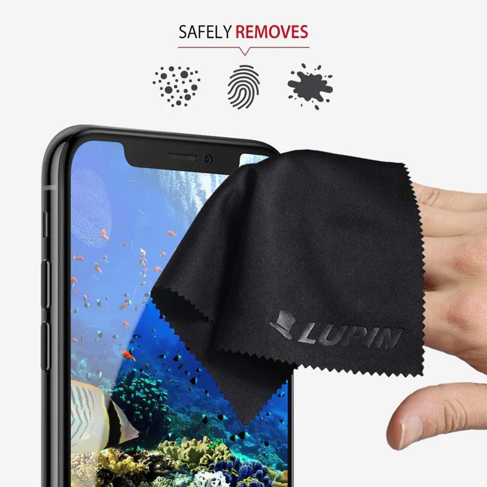 Picture of Ringke Lupin Ultra Solft Microfiber Cleaning Cloth for Smartphone Tablet LCD Screen Camera Lens Eye Glasses Big Large Size (3pcs)