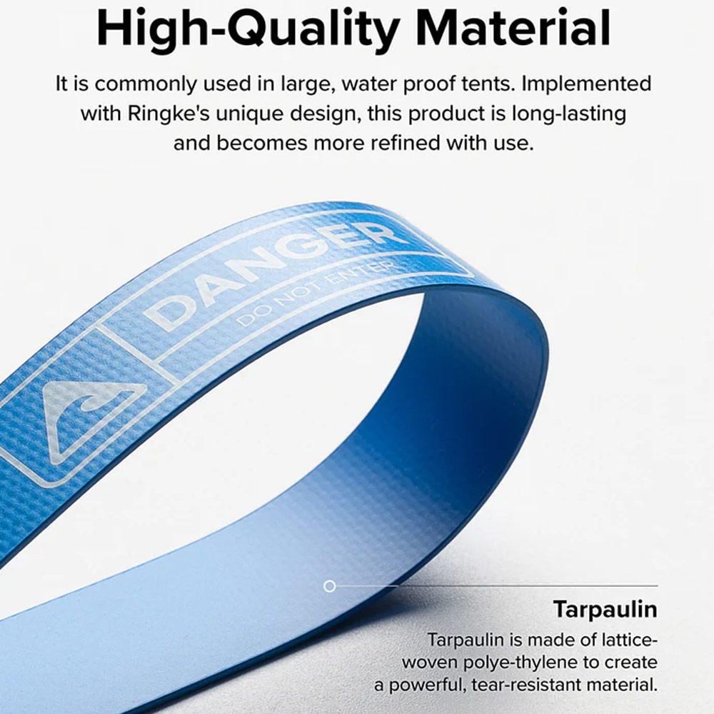 Picture of Ringke Key Ring Strap | Danger for keychain camera game console USB flash drives (Yellow)