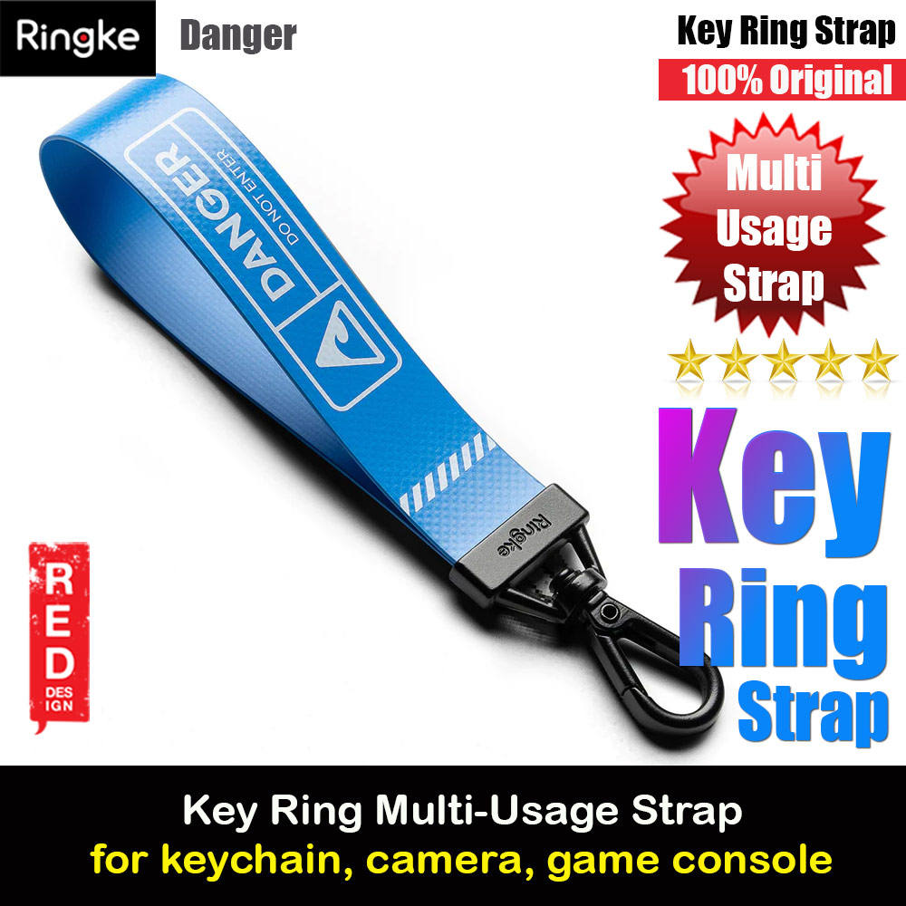 Picture of Ringke Key Ring Strap | Danger for keychain camera game console USB flash drives (Blue) Red Design- Red Design Cases, Red Design Covers, iPad Cases and a wide selection of Red Design Accessories in Malaysia, Sabah, Sarawak and Singapore 