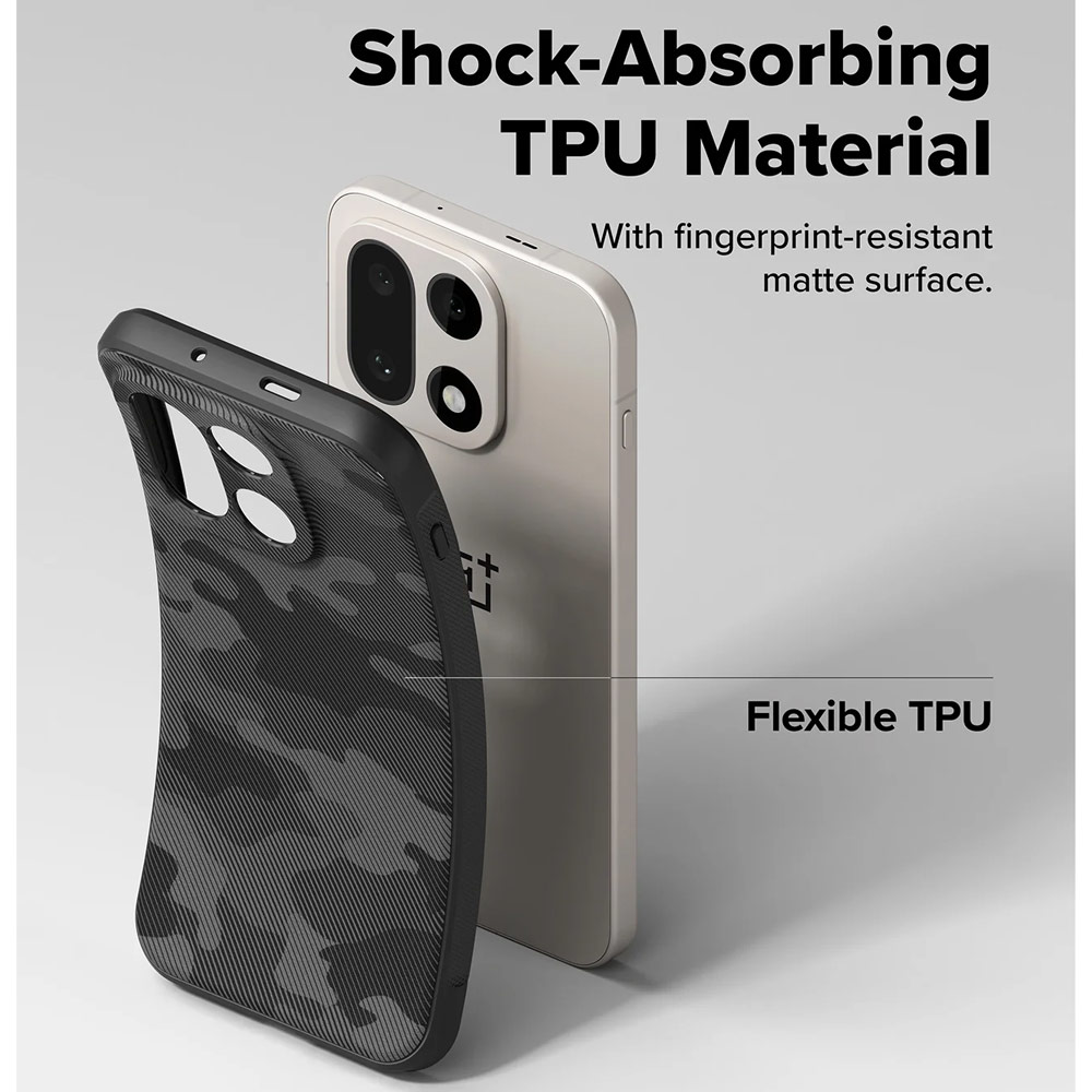 Picture of OnePlus 15 Case | Ringke Onyx Magnetic Drop Protection Case for OnePlus 15 (Camo Black)