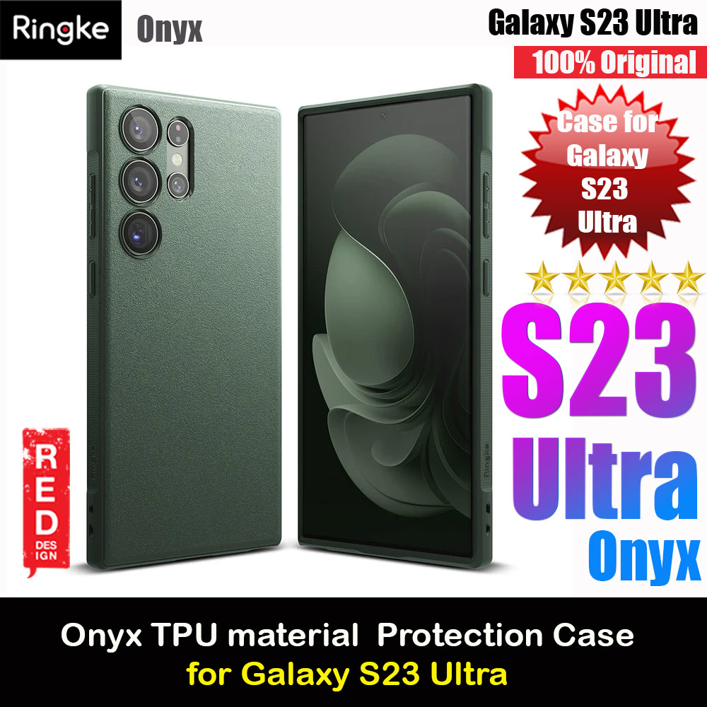 Picture of Ringke Onyx Drop Protection Case for Samsung Galaxy S23 Ultra (Dark Green) Samsung Galaxy S23 Ultra- Samsung Galaxy S23 Ultra Cases, Samsung Galaxy S23 Ultra Covers, iPad Cases and a wide selection of Samsung Galaxy S23 Ultra Accessories in Malaysia, Sabah, Sarawak and Singapore 