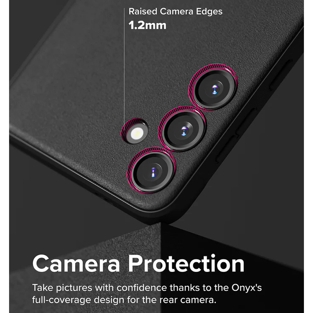 Picture of Samsung Galaxy S24 Case | Ringke Onxy Drop Protection Case for Samsung Galaxy S24 (Black)