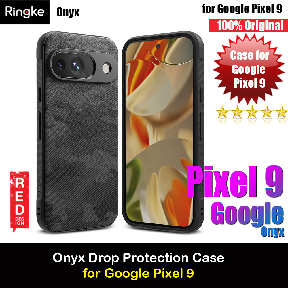 Picture of Ringke Onyx Drop Protection Case for Google Pixel 9 (Camo Black) Google Pixel 9- Google Pixel 9 Cases, Google Pixel 9 Covers, iPad Cases and a wide selection of Google Pixel 9 Accessories in Malaysia, Sabah, Sarawak and Singapore 