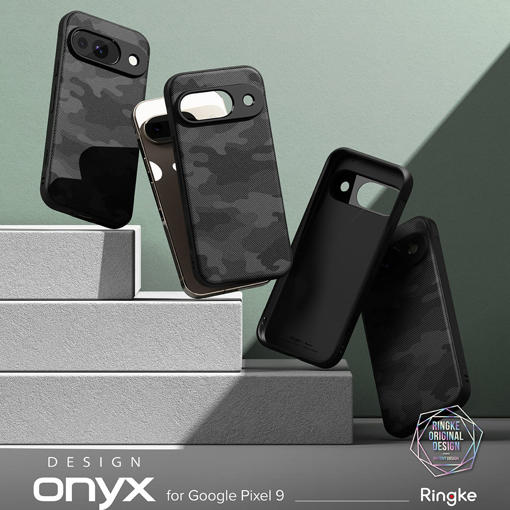 Picture of Google Pixel 9 Case | Ringke Onyx Drop Protection Case for Google Pixel 9 (Camo Black)