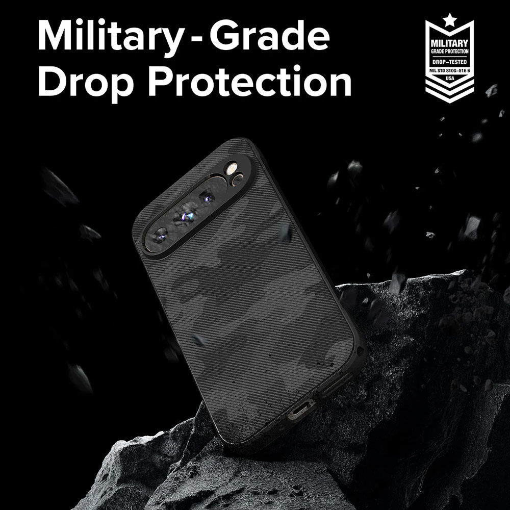 Picture of Google Pixel 9	 Pro Case | Ringke Onyx Drop Protection Case for Google Pixel 9 Pro (Camo Black)