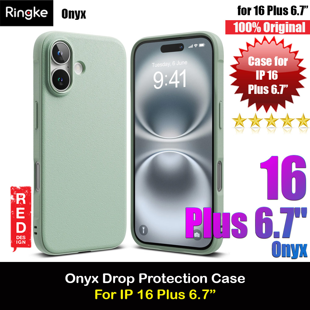 Picture of Ringke Onyx Tough Heavy Duty Slim Light Drop Protection Case for Apple iPhone 16 Plus 6.7 (Mint) Apple iPhone 16 Plus 6.7- Apple iPhone 16 Plus 6.7 Cases, Apple iPhone 16 Plus 6.7 Covers, iPad Cases and a wide selection of Apple iPhone 16 Plus 6.7 Accessories in Malaysia, Sabah, Sarawak and Singapore 