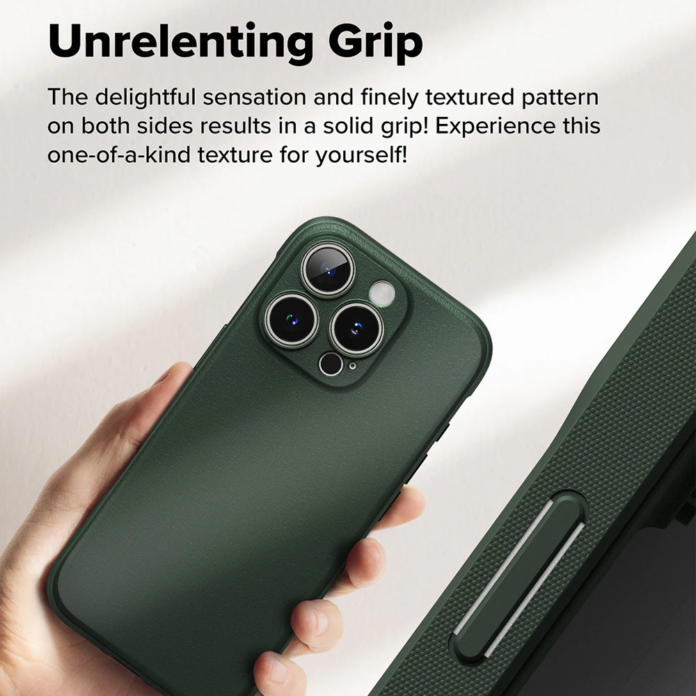 Picture of Apple iPhone 16 Pro 6.3 Case | Ringke Onyx Tough Heavy Duty Slim Light Drop Protection Case for Apple iPhone 16 Pro 6.3 (Dark Green)