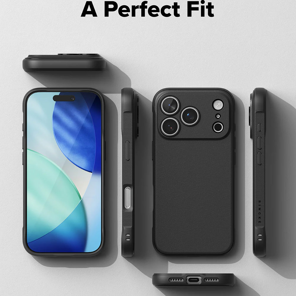 Picture of Apple iPhone 17 Pro Max 6.9 Case | Ringke Onyx TPU Anti Finger Print Anti Slip Drop Protection Case for iPhone 17 Pro Max 6.9 (Black)