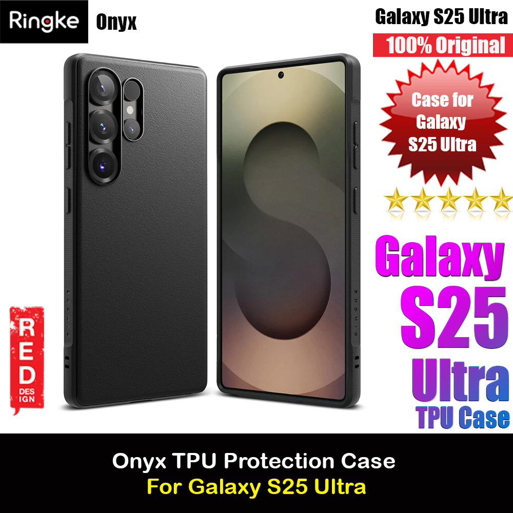 Picture of Ringke Onyx TPU Protection Case for Samsung Galaxy S25 Ultra (Black) Samsung Galaxy S25 Ultra- Samsung Galaxy S25 Ultra Cases, Samsung Galaxy S25 Ultra Covers, iPad Cases and a wide selection of Samsung Galaxy S25 Ultra Accessories in Malaysia, Sabah, Sarawak and Singapore 