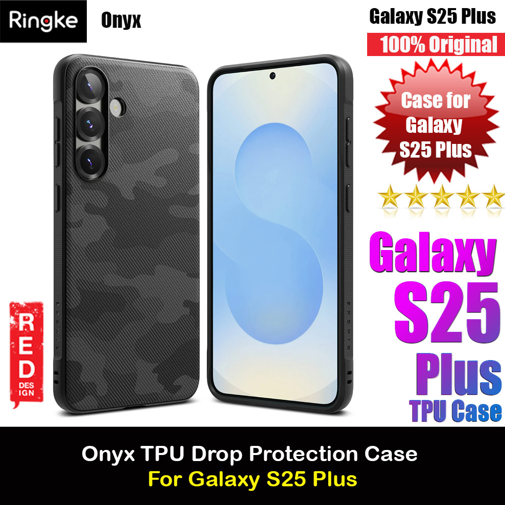 Picture of Ringke Onyx TPU Protection Case for Samsung Galaxy S25 Plus (Camo Black) Samsung Galaxy S25 Plus- Samsung Galaxy S25 Plus Cases, Samsung Galaxy S25 Plus Covers, iPad Cases and a wide selection of Samsung Galaxy S25 Plus Accessories in Malaysia, Sabah, Sarawak and Singapore 