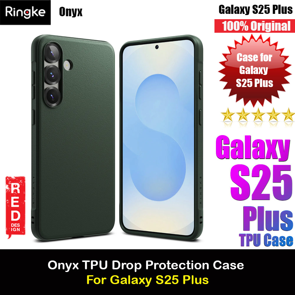 Picture of Ringke Onyx TPU Protection Case for Samsung Galaxy S25 Plus (Dark Green) Samsung Galaxy S25 Plus- Samsung Galaxy S25 Plus Cases, Samsung Galaxy S25 Plus Covers, iPad Cases and a wide selection of Samsung Galaxy S25 Plus Accessories in Malaysia, Sabah, Sarawak and Singapore 