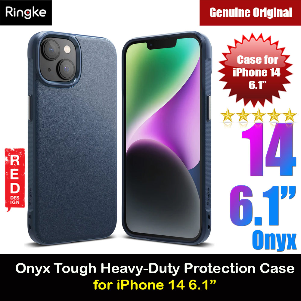 Picture of Ringke Onyx Tough Heavy Duty Protection Case for Apple iPhone 14 6.1 (Navy) Apple iPhone 14 6.1- Apple iPhone 14 6.1 Cases, Apple iPhone 14 6.1 Covers, iPad Cases and a wide selection of Apple iPhone 14 6.1 Accessories in Malaysia, Sabah, Sarawak and Singapore 