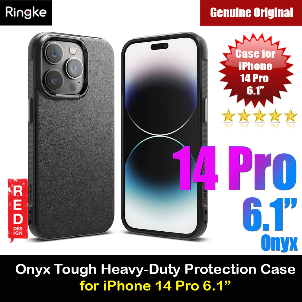 Picture of Ringke Onyx Tough Heavy Duty Protection Case for Apple iPhone 14 Pro 6.1 (Black) Apple iPhone 14 Pro 6.1- Apple iPhone 14 Pro 6.1 Cases, Apple iPhone 14 Pro 6.1 Covers, iPad Cases and a wide selection of Apple iPhone 14 Pro 6.1 Accessories in Malaysia, Sabah, Sarawak and Singapore 