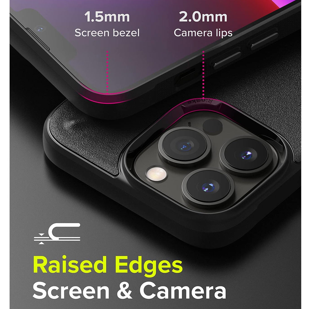 Picture of Apple iPhone 13 Pro Max 6.7 Case | Ringke Onyx Protection Case for Apple iPhone 13 Pro Max 6.7 (Black)