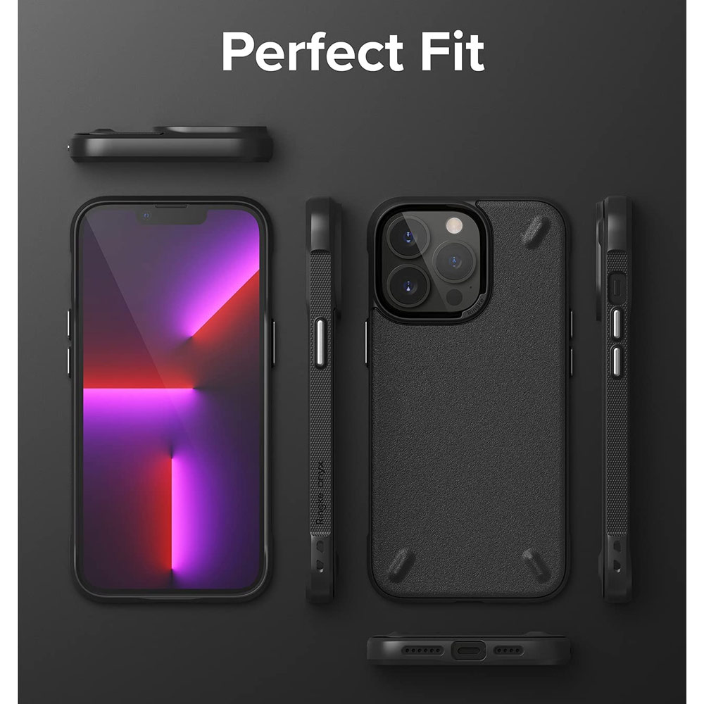 Picture of Apple iPhone 13 Pro Max 6.7 Case | Ringke Onyx Protection Case for Apple iPhone 13 Pro Max 6.7 (Black)