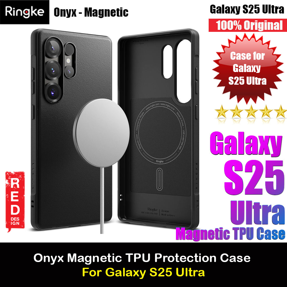 Picture of Ringke Onyx Magnetic TPU Protection Case for Samsung Galaxy S25 Ultra (Black) Samsung Galaxy S25 Ultra- Samsung Galaxy S25 Ultra Cases, Samsung Galaxy S25 Ultra Covers, iPad Cases and a wide selection of Samsung Galaxy S25 Ultra Accessories in Malaysia, Sabah, Sarawak and Singapore 