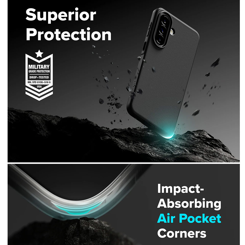 Picture of Samsung Galaxy A57 Case | Ringke Onyx Slim TPU Protection Case for Samsung Galaxy A57 (Black)