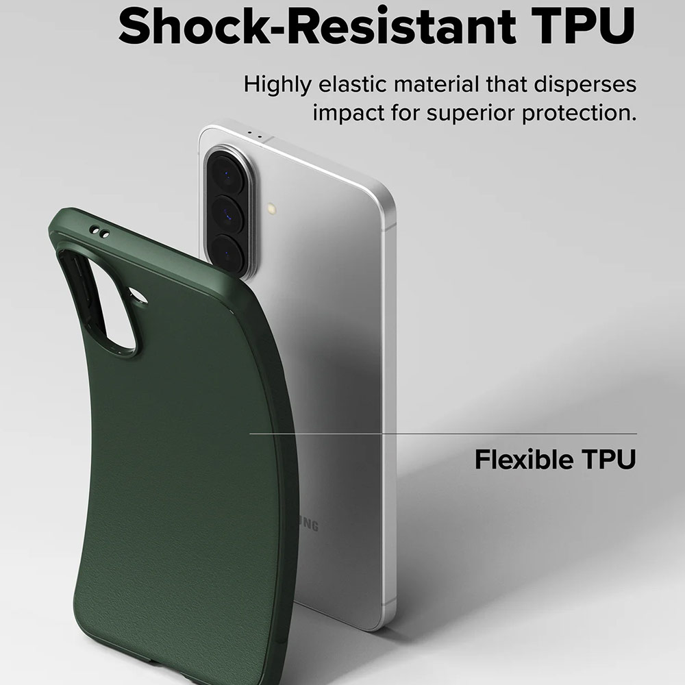 Picture of Samsung Galaxy A57 Case | Ringke Onyx Slim TPU Protection Case for Samsung Galaxy A57 (Dark Green)