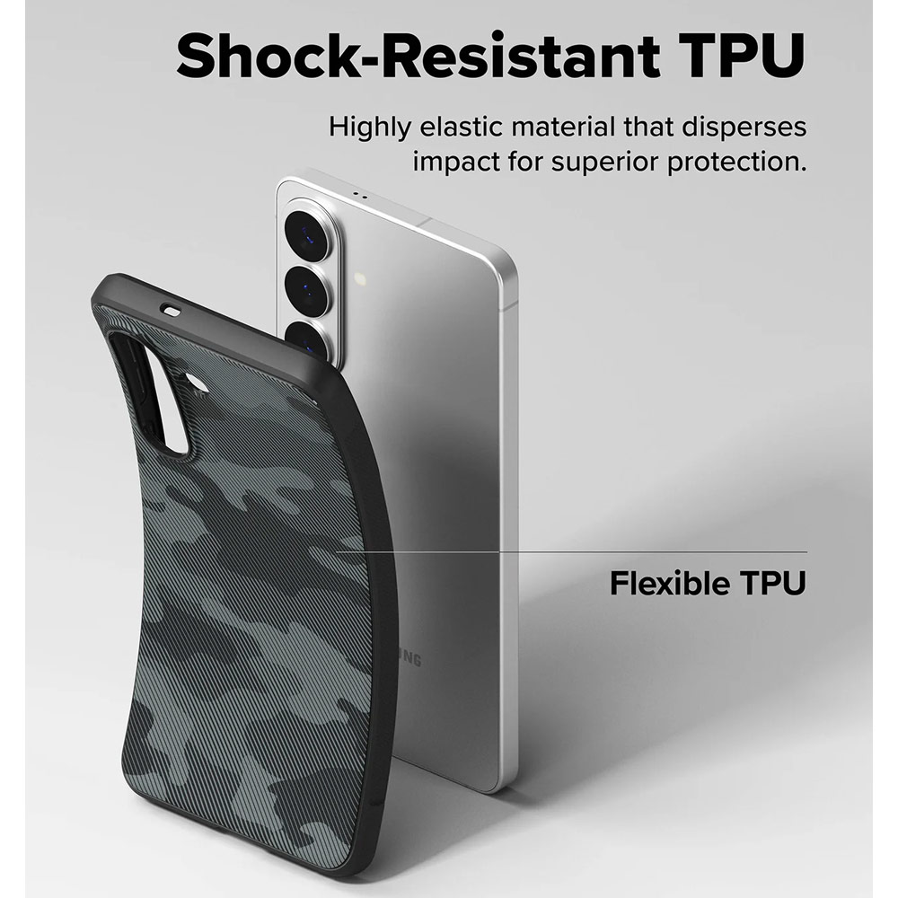 Picture of Samsung Galaxy S26 Case | Ringke Onyx Slim TPU Protection Case for Samsung Galaxy S26 (Camo Black)