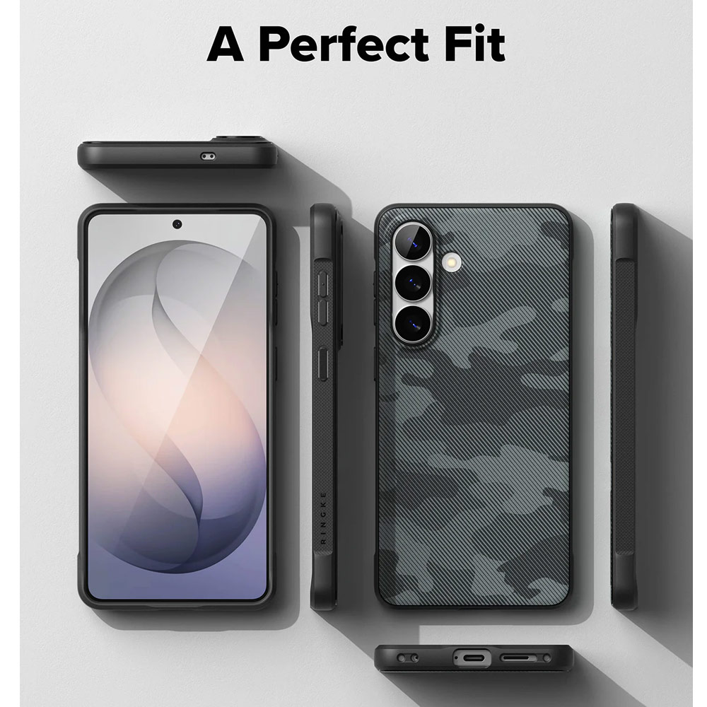 Picture of Samsung Galaxy S26 Case | Ringke Onyx Slim TPU Protection Case for Samsung Galaxy S26 (Camo Black)